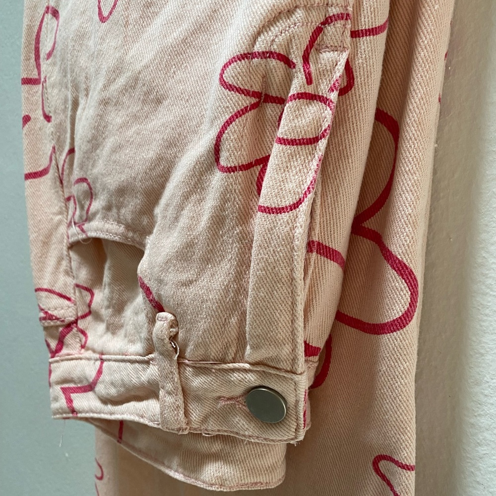 Pink Flowers Pants